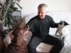 Hundebetreuer mit Irish Setter und Terrier Mischling - Katzenbetreuung Wien